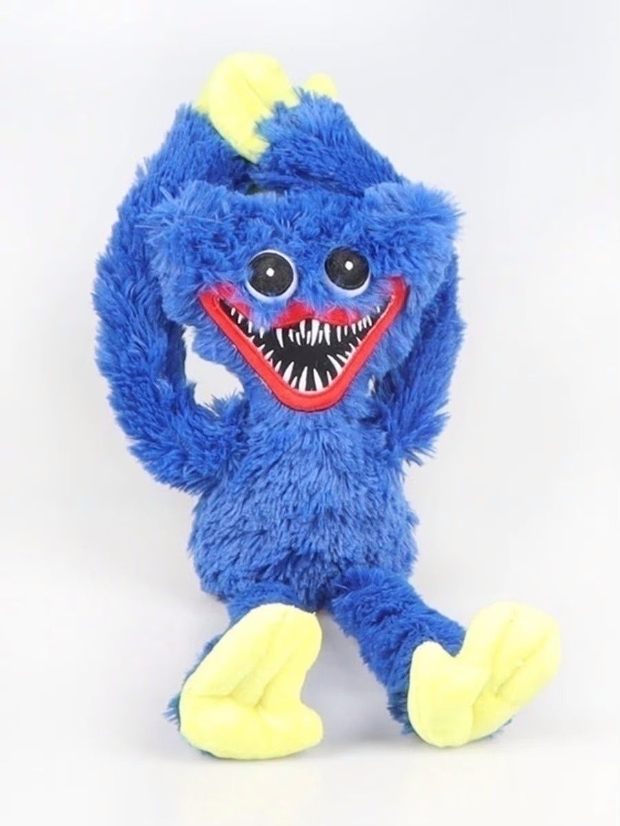 Мягкая игрушка Хагги Вагги, синий, 40 см оптом