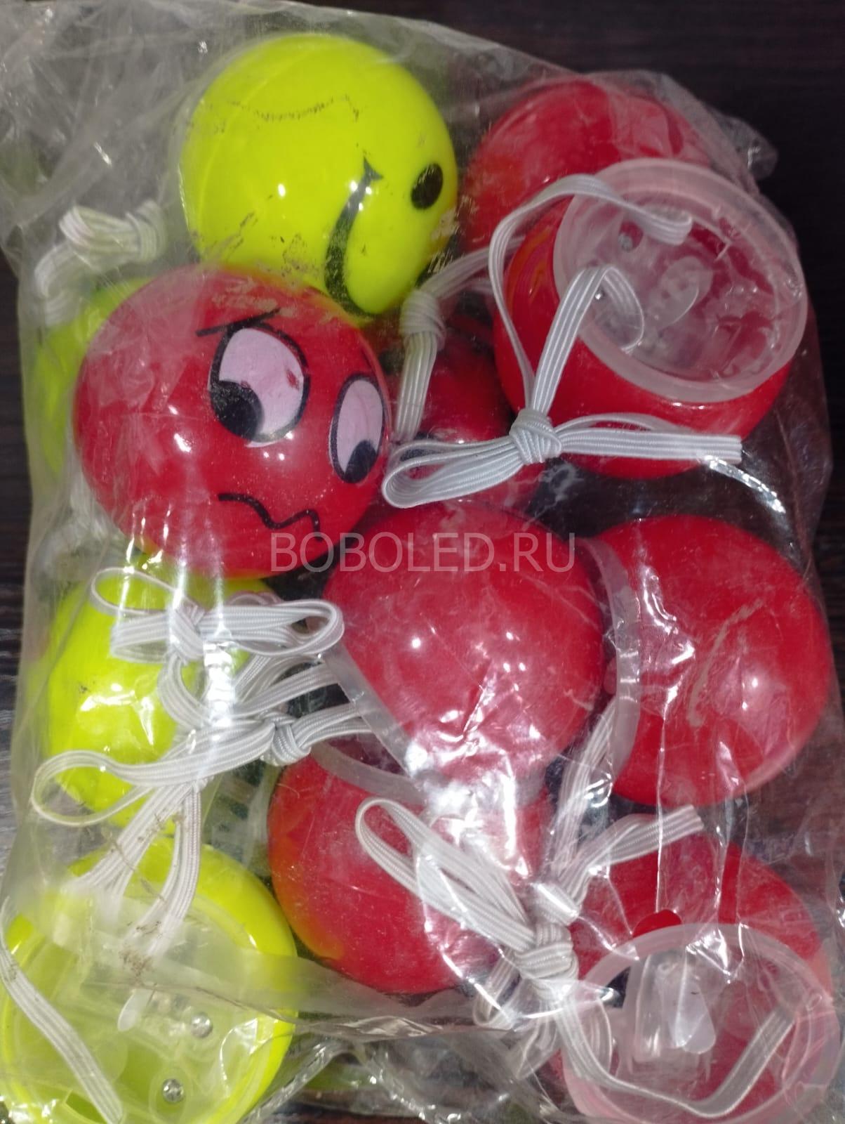 Нос клоуна светящийся оптом